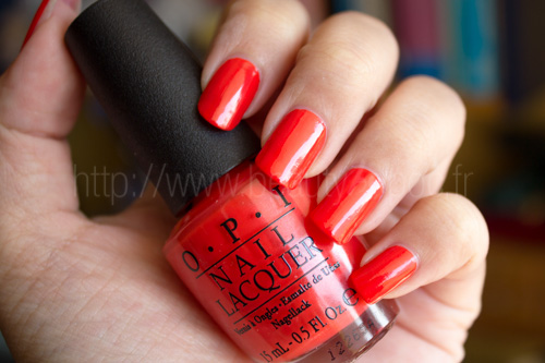 OPI : My Paprika is Hotter than Yours! - Euro Centrale / Printemps 2013