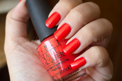 OPI : My Paprika is Hotter than Yours! - Euro Centrale / Printemps 2013