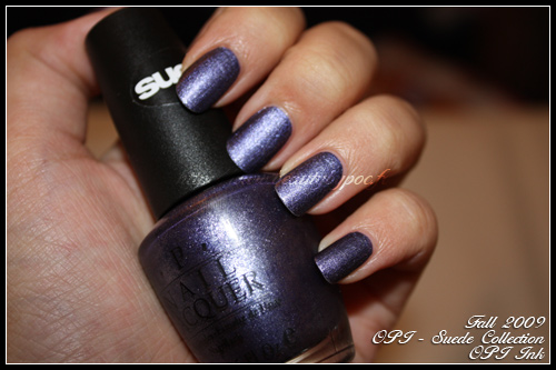 OPI Ink Suede Fall 2009