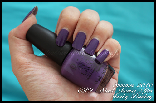 OPI Shrek Forever After Funky Dunkey Summer 2010