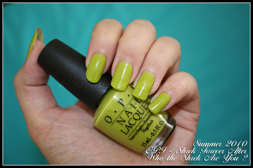 OPI Shrek Forever After - Who The Shrek Are You - Summer 2010