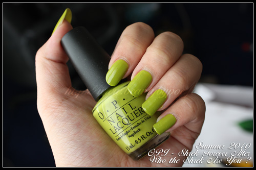 OPI Shrek Forever After - Who The Shrek Are You - Summer 2010