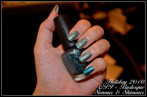 OPI Simmer & Shimmer Collection Burlesque Hiver 2010