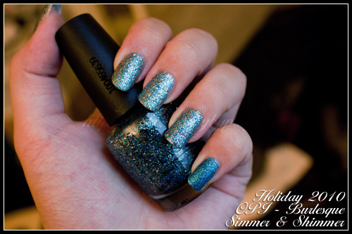 OPI Simmer & Shimmer Collection Burlesque Hiver 2010