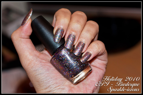 OPI Sparkle-icious Burlesque Holiday 2010