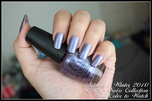 OPI The Color to Watch - Swiss Collection - Autumn Winter 2010