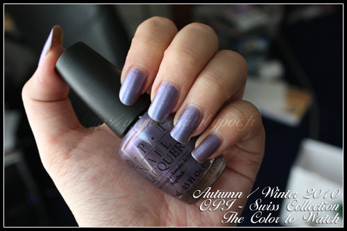 OPI The Color to Watch - Swiss Collection - Autumn Winter 2010