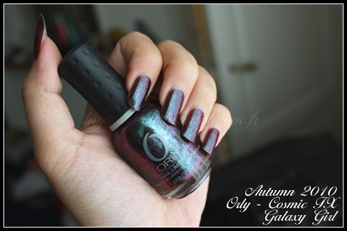 Orly Galaxy Girl Cosmic FX Automne 2010