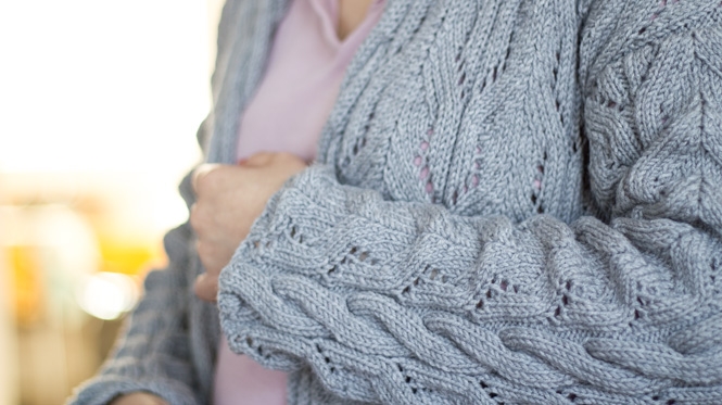 Tricot : Gilet long Phildar terminé !