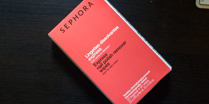 Sephora : Lingettes Dissolvantes Express