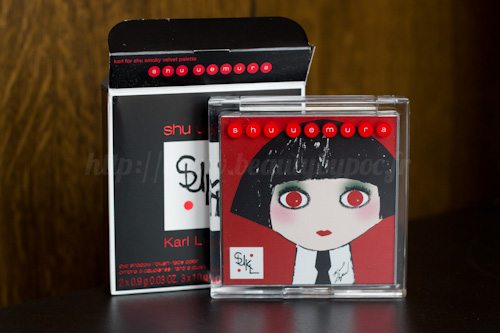 Shu Uemura x Karl Lagerfeld : Karl for Shu Smoky Velvet Palette / Khaki forever ♥