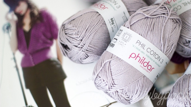 Tricot : Gilet Phildar Phil Coton 3