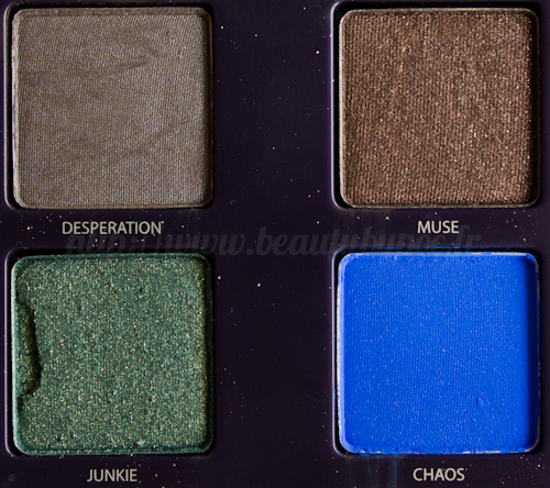 Urban Decay : Vice Palette - Desperation / Muse / Junkie / Chaos