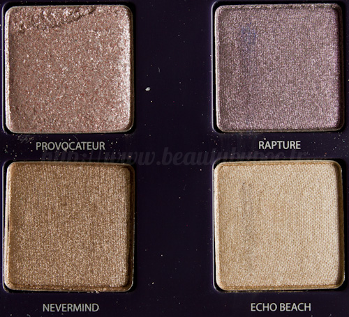 Urban Decay : Vice Palette - Provocateur / Rapture / Nevermind / Echo Beach