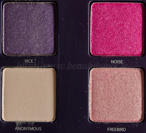 Urban Decay : Vice Palette - Vice / Noise / Anonymous / Freebird